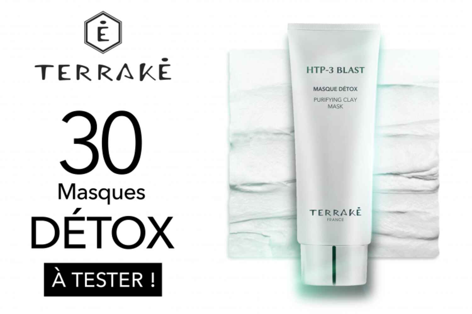 30 Masques Détox de TERRAKÉ à tester