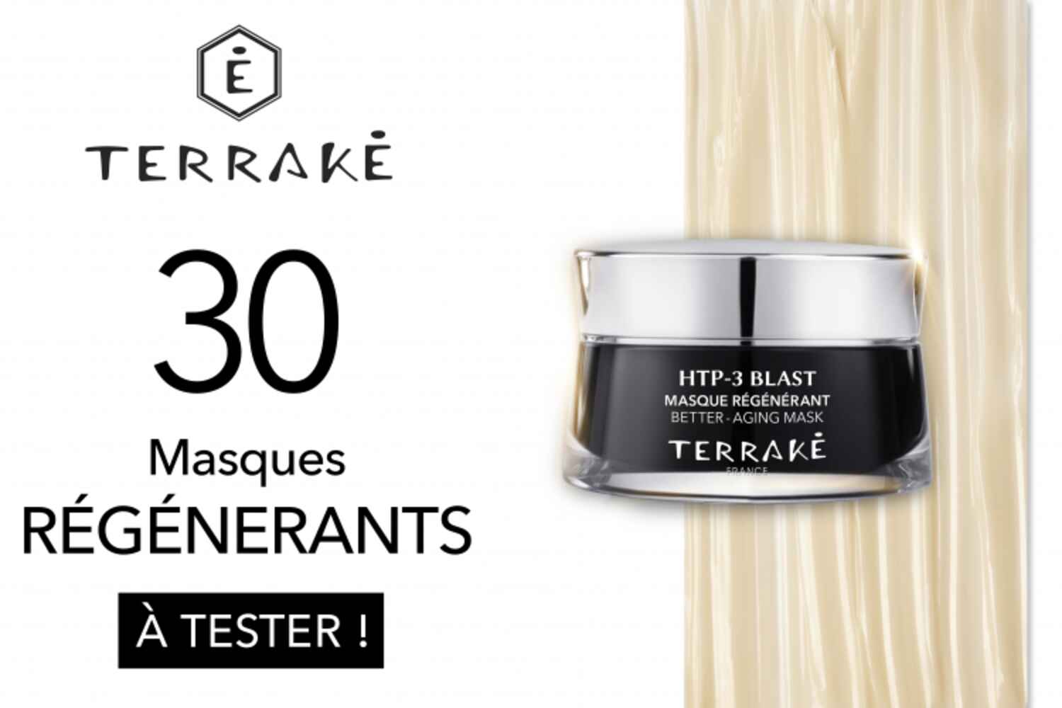 30 Masques Régénérants de TERRAKÉ à tester