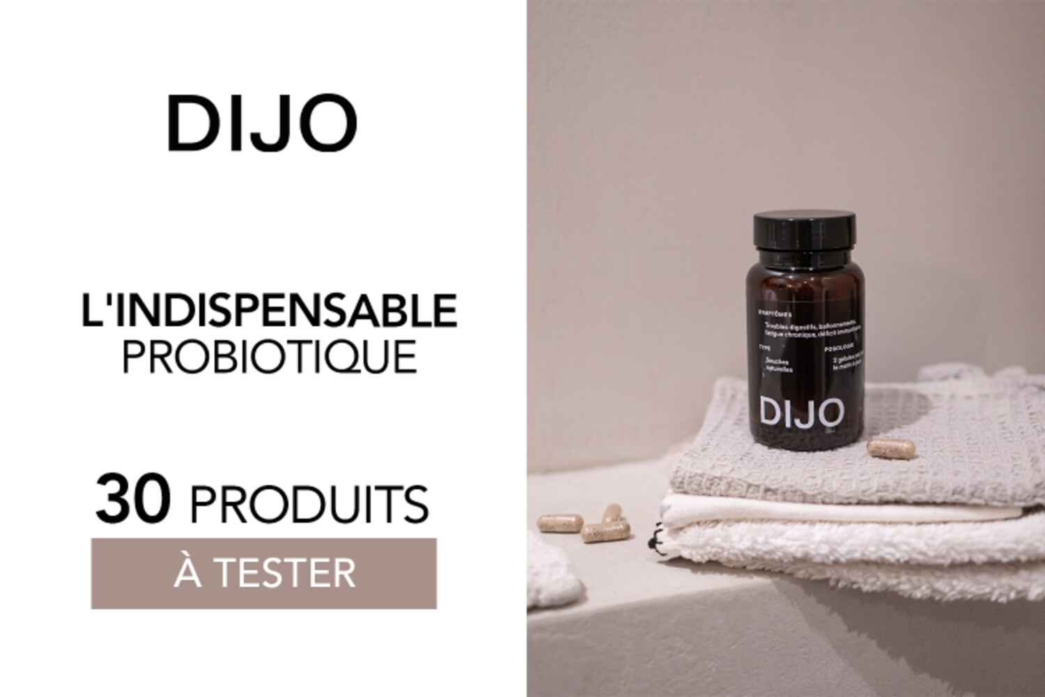 30 Cures L'Indispensable probiotiques de DIJO