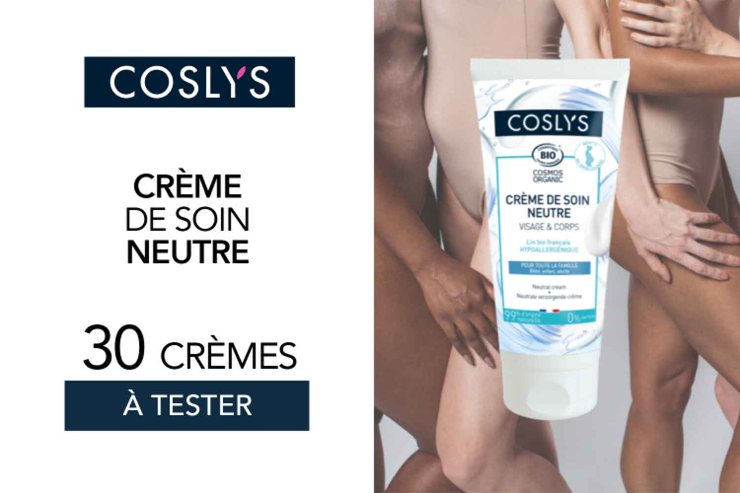 30 Crèmes de soin neutre de Coslys