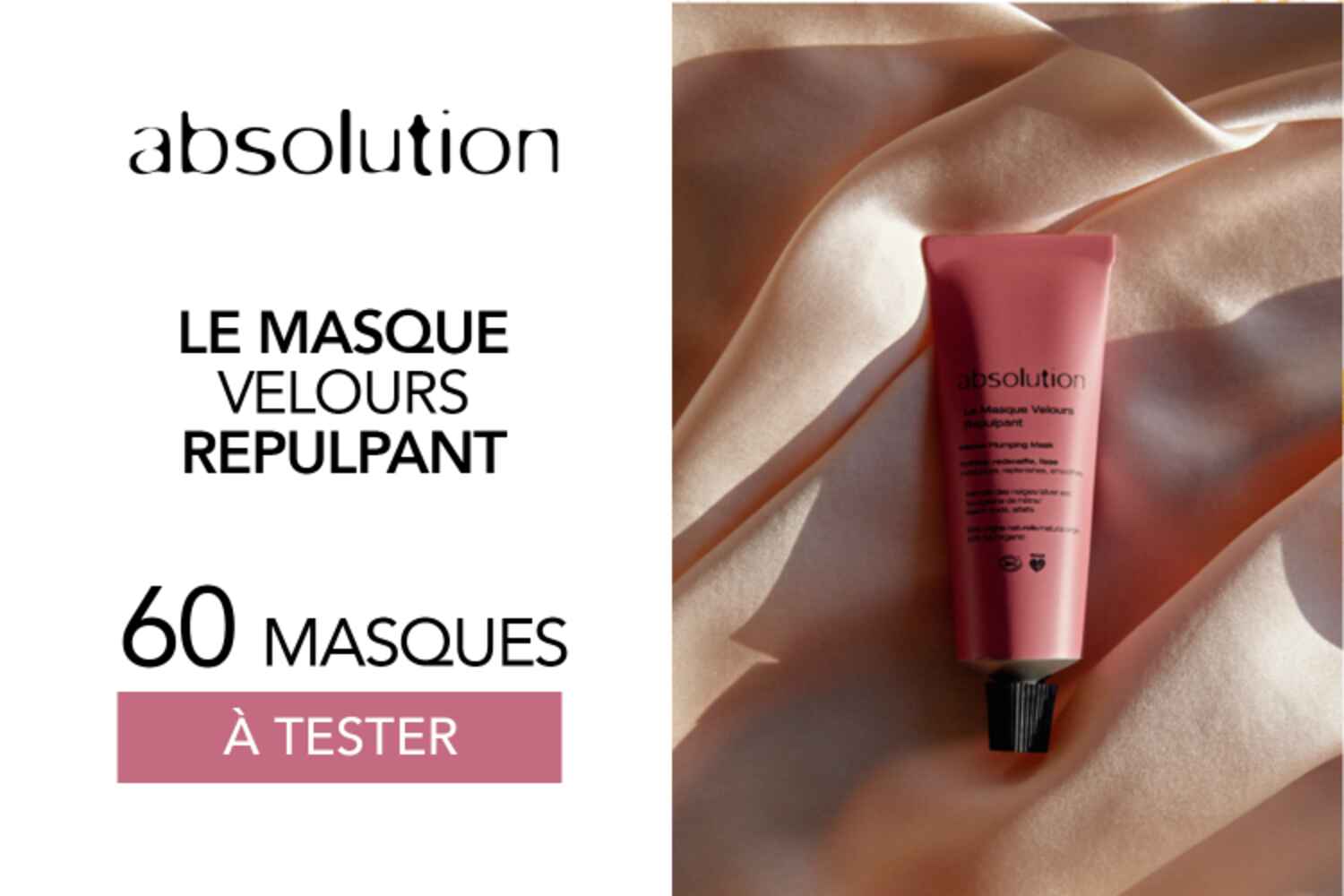 Le Masque Velours Repulpant d'Absolution : 60 masques à tester !