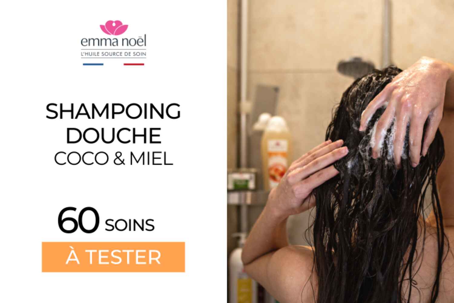 Shampoing douche coco & miel
