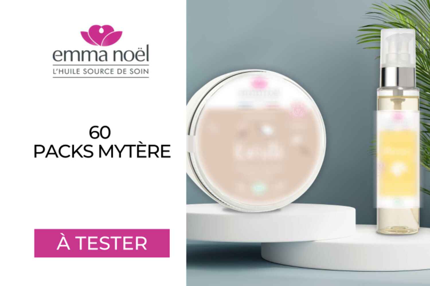 Pack de deux produits cosmétiques mystères : 60 Packs à tester !