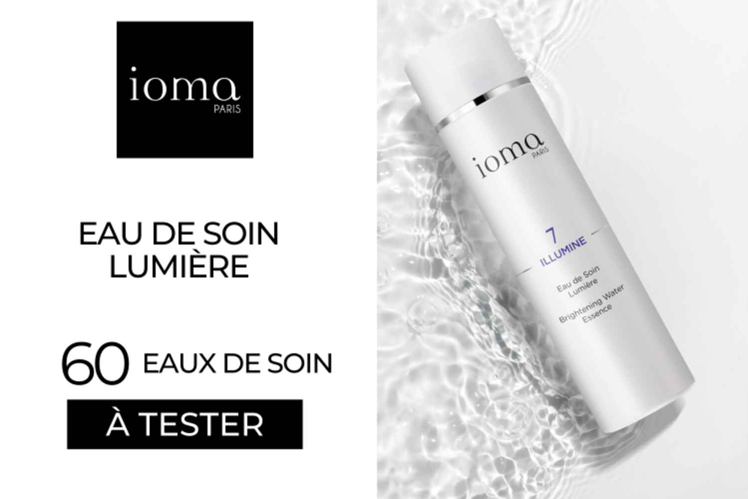 Eau de soin lumière : 60 Eaux de soin à tester !