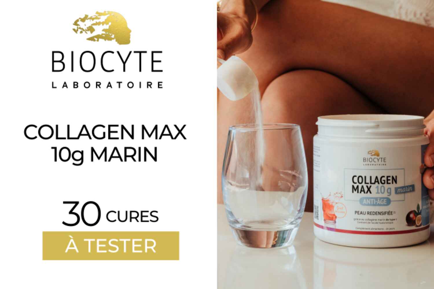 30 Collagen Max 10g Marin de Biocyte à tester !