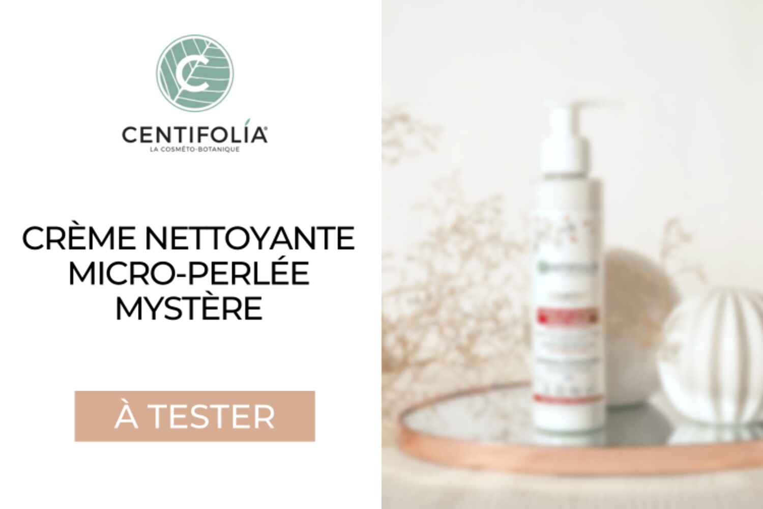 Crème nettoyante micro-perlée à tester !