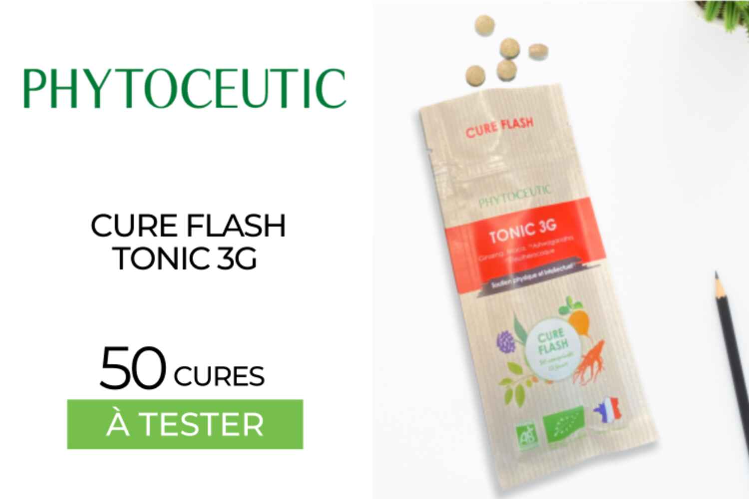 50 TONIC 3G - CURE FLASH de PHYTOCEUTIC à tester !