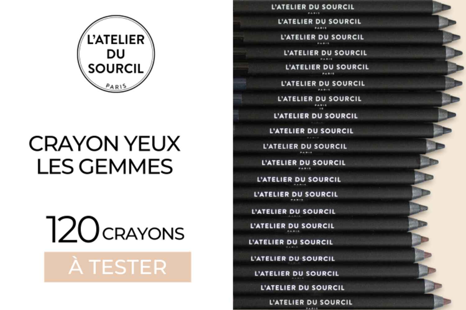 120 Crayon Yeux Les Gemmes de L'Atelier du Sourcil à tester !