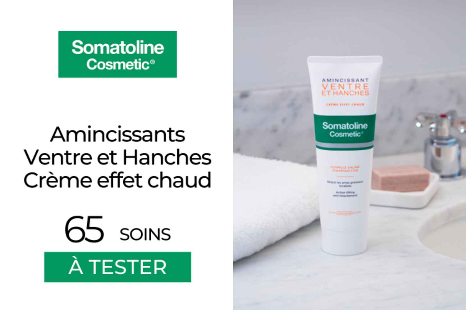 65 Amincissants Ventre et Hanches Crème effet chaud à tester !