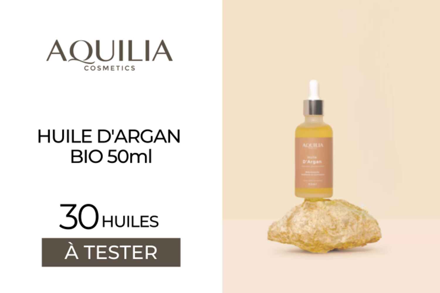 Huile d'Argan Bio 50ml à tester !