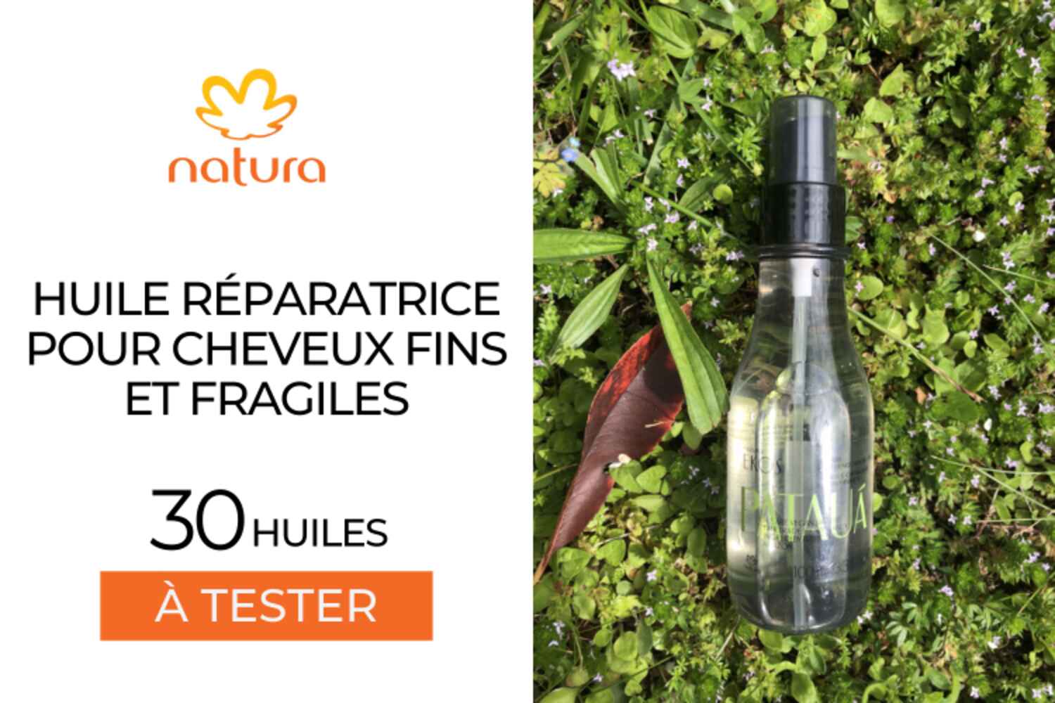 30 Huile réparatrice pour cheveux fins et fragiles Ekos Patauá à tester !