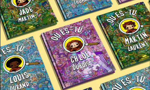 livre avec prénom personnalisé enfant