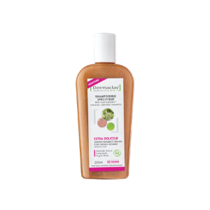 Shampoing bio extra douceur cheveux fragiles et délicats de Dermaclay