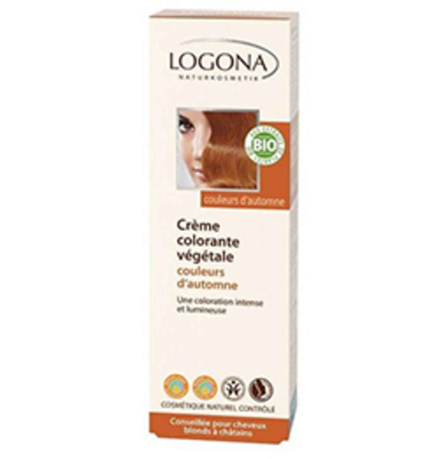 Crème colorante végétale bio Logona